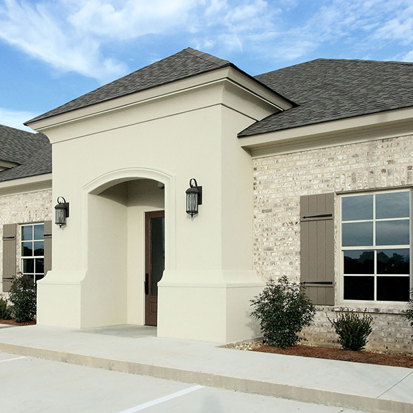 Photo of office front facade at Kentucky Ridge office park